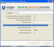 Migrate Excel to Outlook screenshot